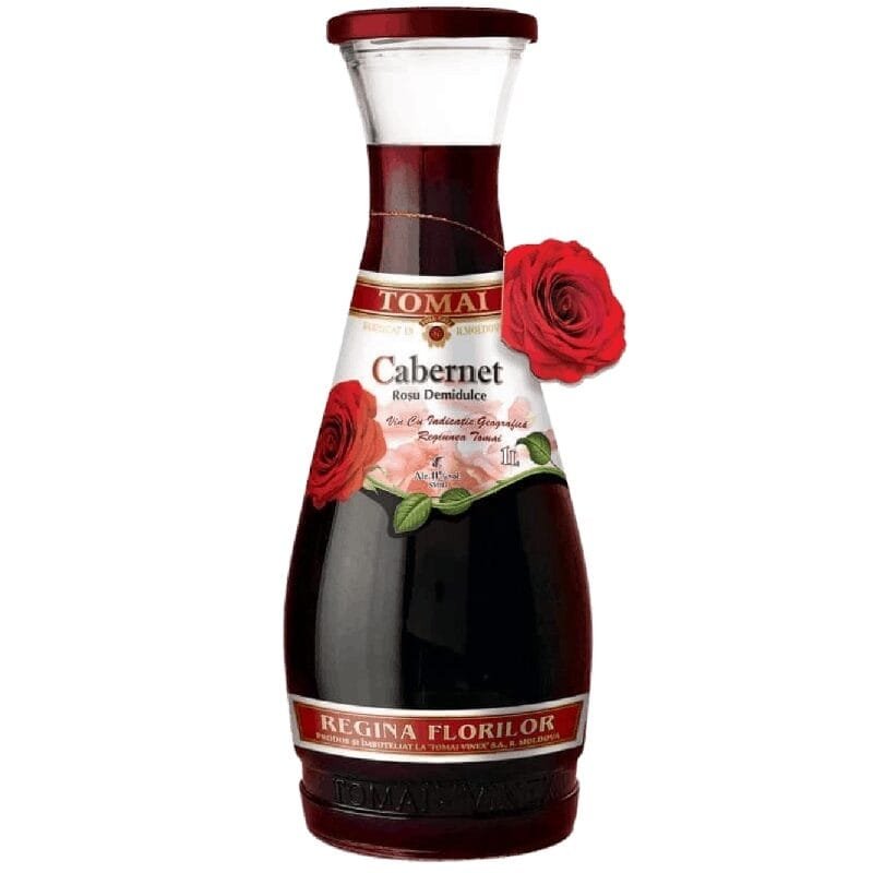 Tomai - Regina Florilor Cabernet Rosu - 1L